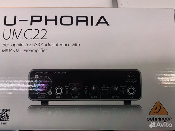 Behringer u phoria umc22