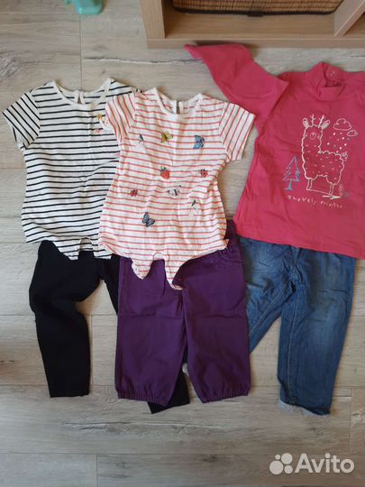 Вещи пакетом на девочку 86, 92, 98