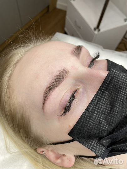 Оформление бровей, ламинирование ресниц
