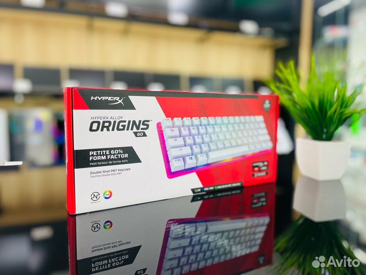 Клавиатура Hyper X Alloy Origins Core RGB 60 Белая