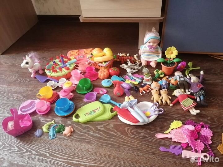 Игрушки пакетом для девочки