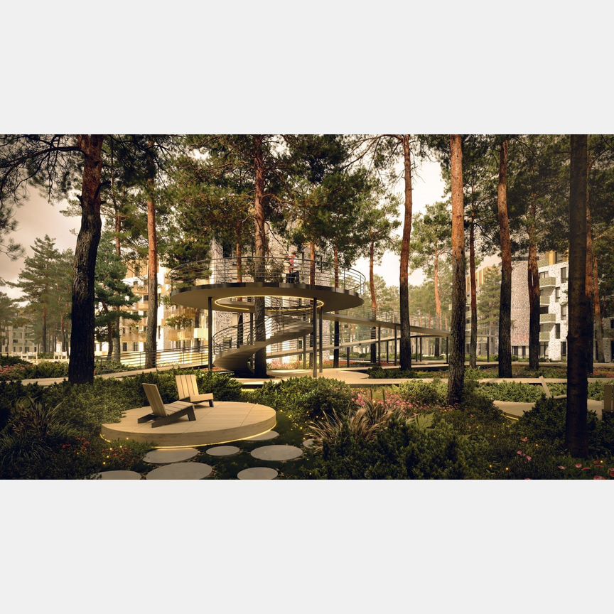 1-к. апартаменты, 43,2 м², 4/6 эт.