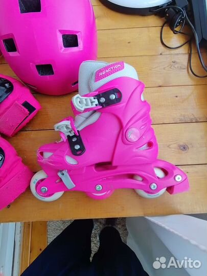 Детские ролики раздвижные и защита