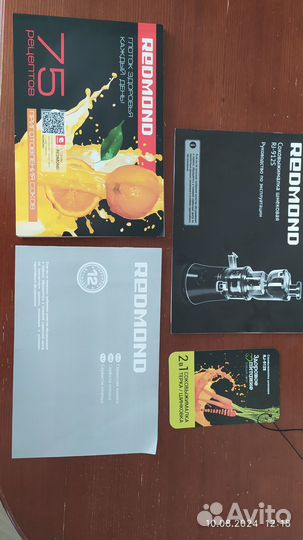 Соковыжималка шнековая Redmond RJ-912S