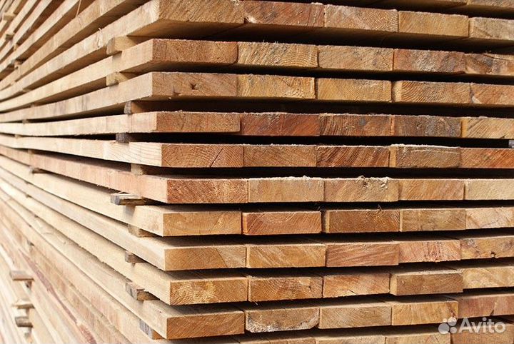 Доска обрезная 25х150х6000