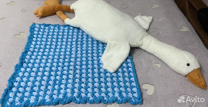 Плед на заказ из Ализе Пуффи ручная работа