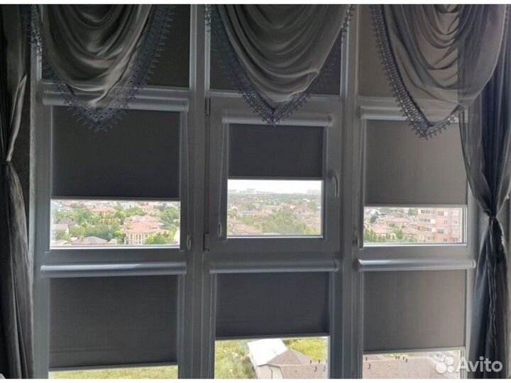 Рулонные кассетные шторы блекаут E12702-Я80783