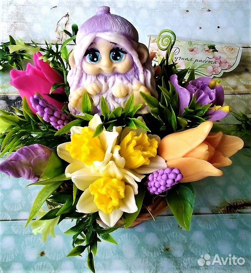 Букеты из мыла ручной работы