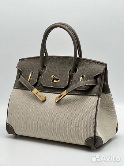 Сумка Hermes birkin текстиль