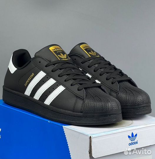 Кроссовки Adidas Superstar Черные