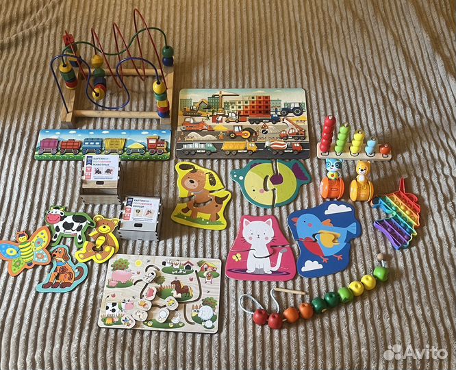 Развивающие деревянные игрушки