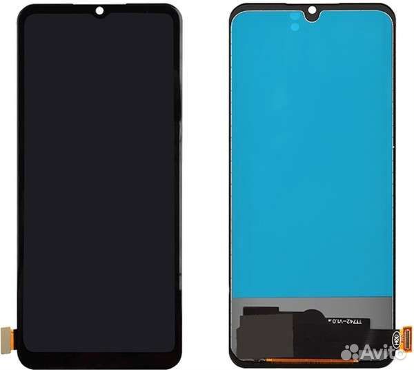 Дисплей для Vivo V20 SE Черный - (oled)