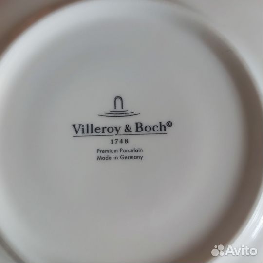 Блюдце из чайной пары villeroy & boch