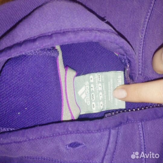 Зипка Adidas винтаж фиолетовый