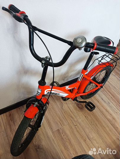 Детский велосипед 16 pegas красный