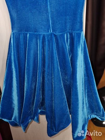 Платье рейтинговое 122-128 бархатное