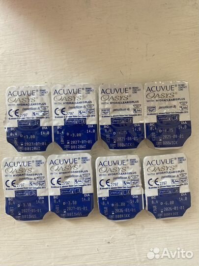 Линзы контактные acuvue oasys двухнедельные