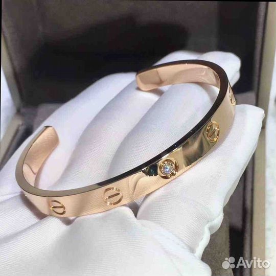 Браслет Cartier Love, розовое золото