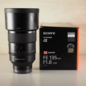 Объектив Sony FE 135mm f/1.8 GM SEL135F18GM 135GM