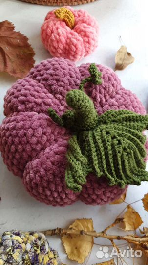 Интерьерная игрушка тыква