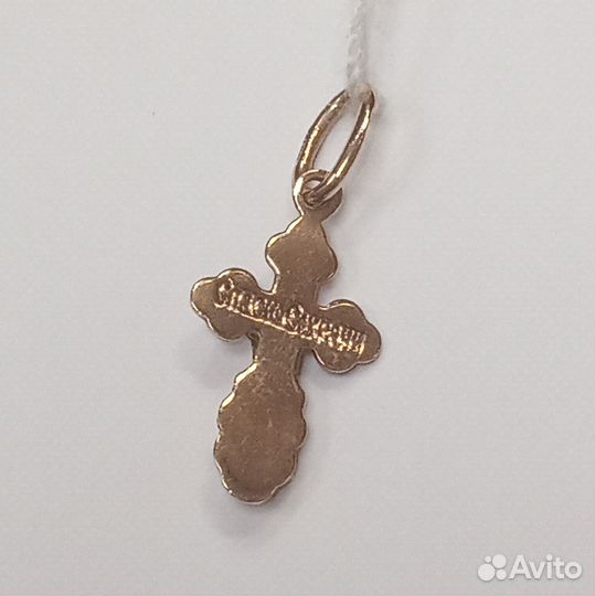 Золотая подвеска -Крест (6090)
