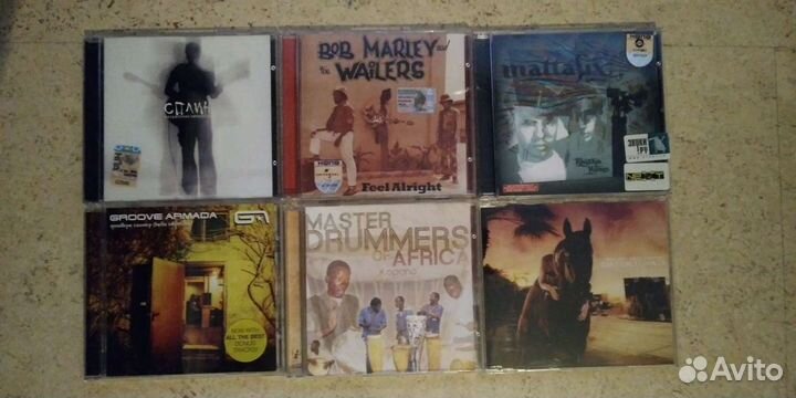 CD диски исполнителей