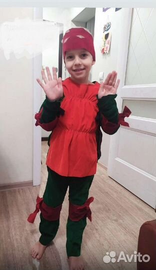 Бархатный костюм Ниндзя, брюки 71 см