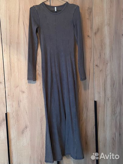 Платье с вываренным эффектом