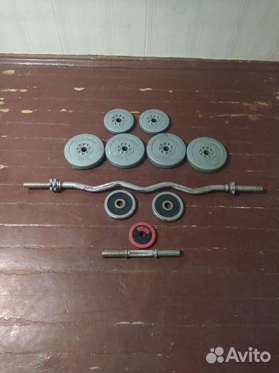 Штанга гриф блины