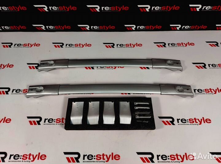 Рейлинги поперечные RAV4 (XA40) Серебро 12-18 г