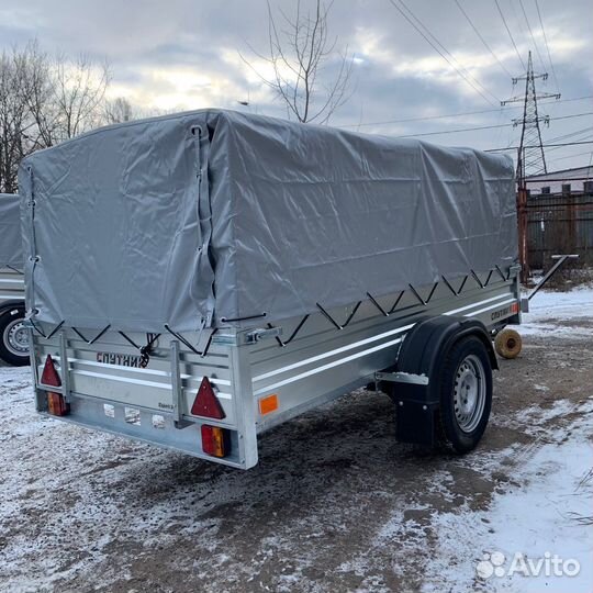Оцинкованный прицеп Спутник