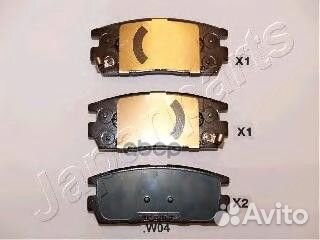 Колодки торм.диск. ppw04af Japanparts