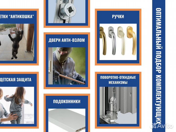 Окна пластиковые, стандартные и нестандартные