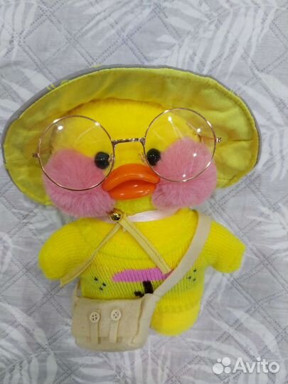 Мягкая игрушка уточка Lalafanfan