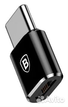 Переходник Baseus OTG с microusb (F) на TypeC camo