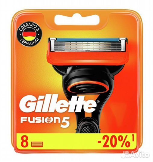 Лезвия для бритвы Gillette Fusion 5
