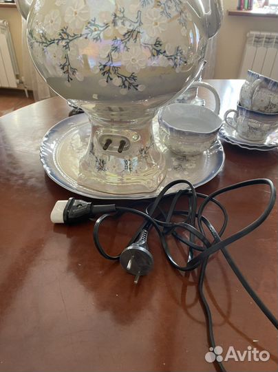 Сервиз чайный с самоваром Коростень