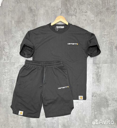 Костюм двойка мужской с шортами carhartt