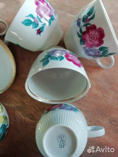 Чайный кружочки ссср. Баранов. Дулево