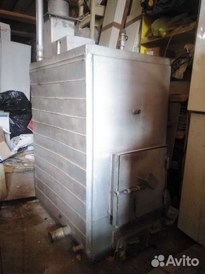 Твердотопливный котел длительного горения бу