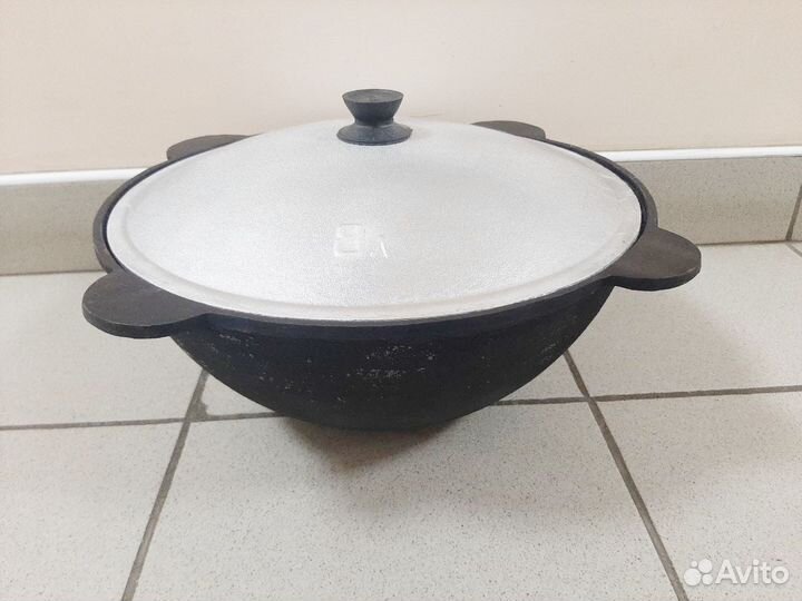 Казан чугунный 8 литров