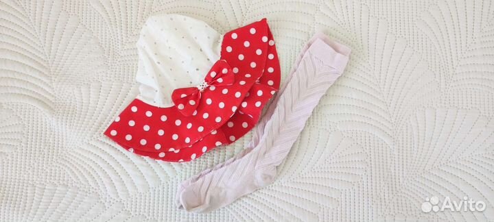 Панама на 3-4 года в горох хлопок