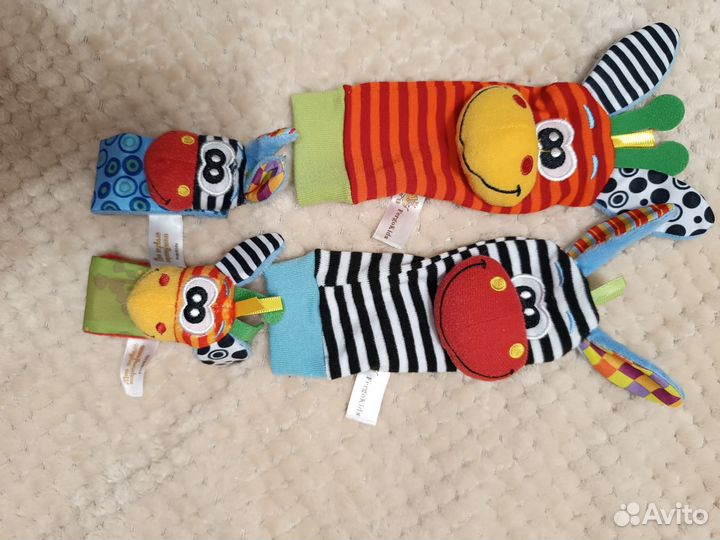 Ниблер новый и носочки погремушки новые