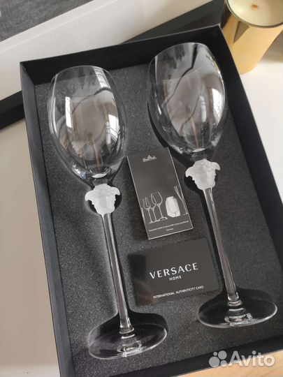 Бокалы для вина Versace Medusa Lumer Rosenthal