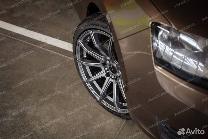 Литые диски R18 на Skoda Rapid