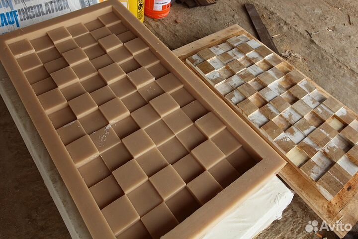 Формы из полиуретана для 3D стеновых панелей