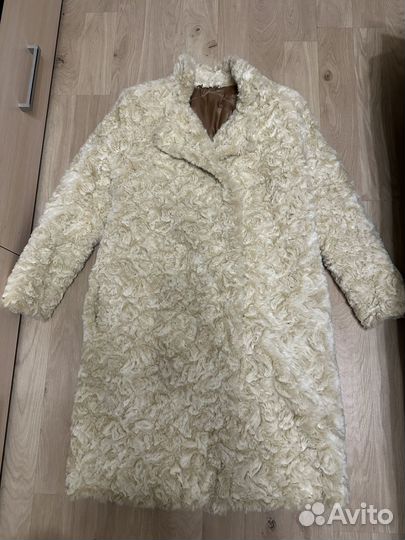 Шуба из экомеха женская