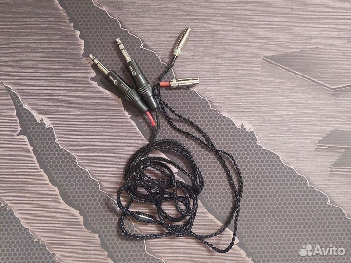 Балансный провод для наушников jack 6.3на mini xlr