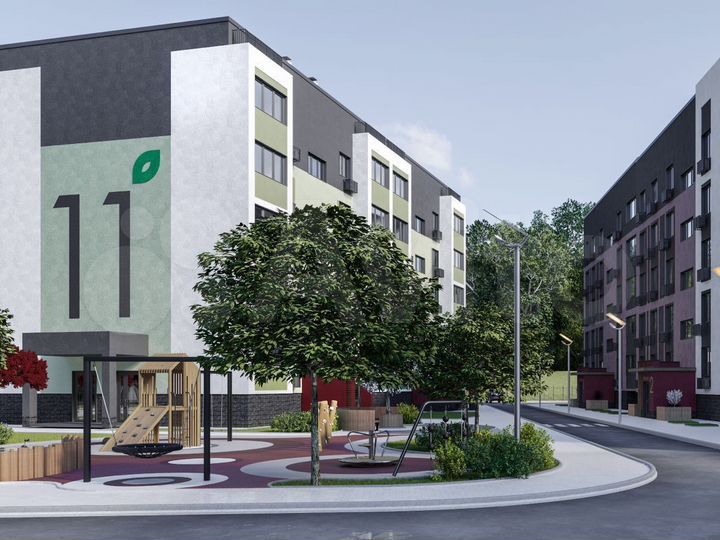 2-к. квартира, 57,4 м², 4/5 эт.