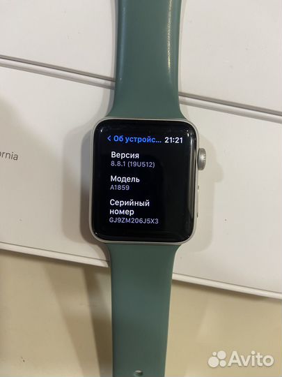 Часы Apple Watch 3 38 mm 85 акб